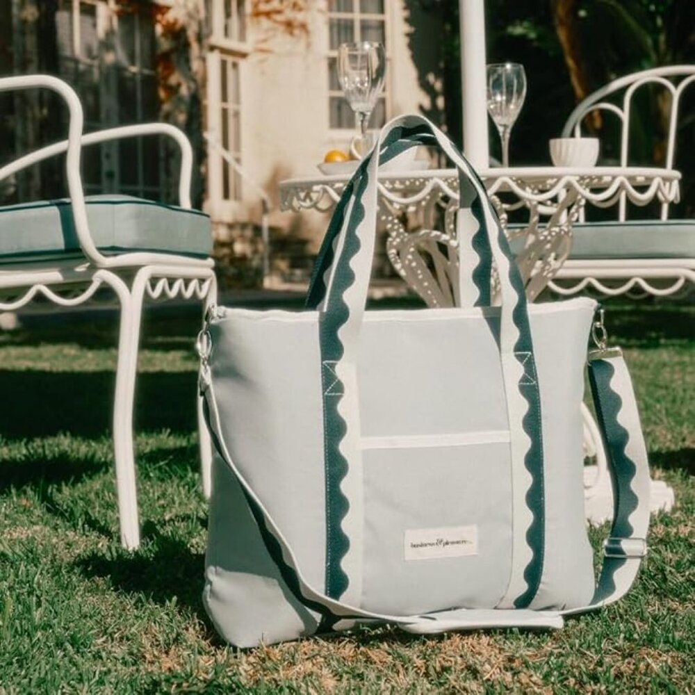 The Holiday Cooler Tote Bag - Rivie Green